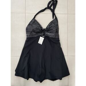 Cocoship Swim One Piece Swimsuit Multicolor Solid